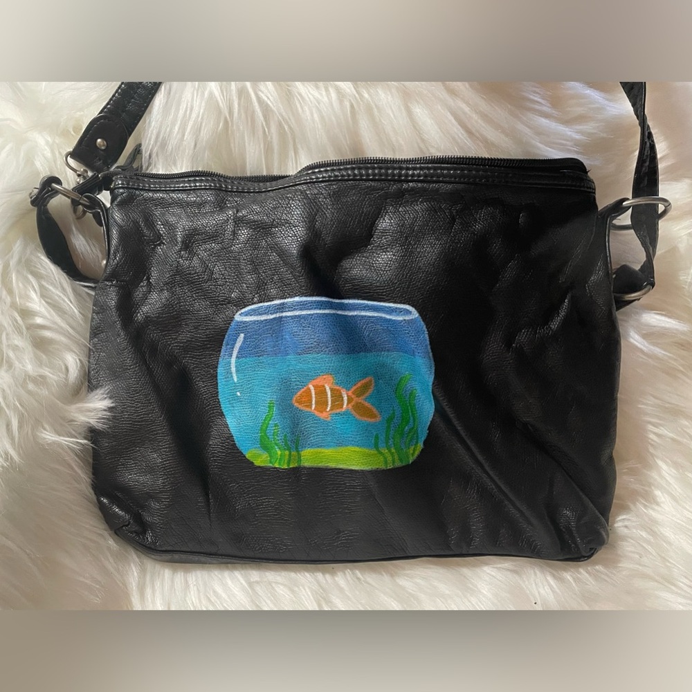 Black Fish Bowl Bag